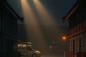《星轨之外》剧照：观测站穹顶外的银河轨迹